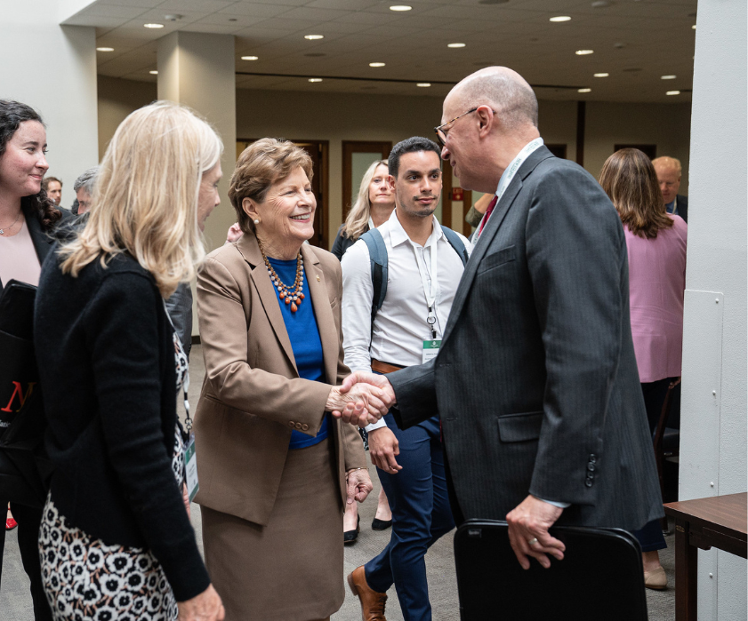 IINE Staff with NH Senator Jeanne Shaheen