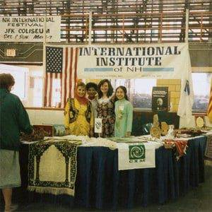  IINE-Manchester site participating in the New Hampshire International Festival. (1995)