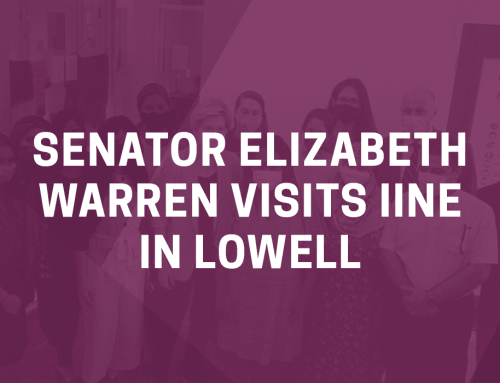 Senator Elizabeth Warren visits IINE in Lowell