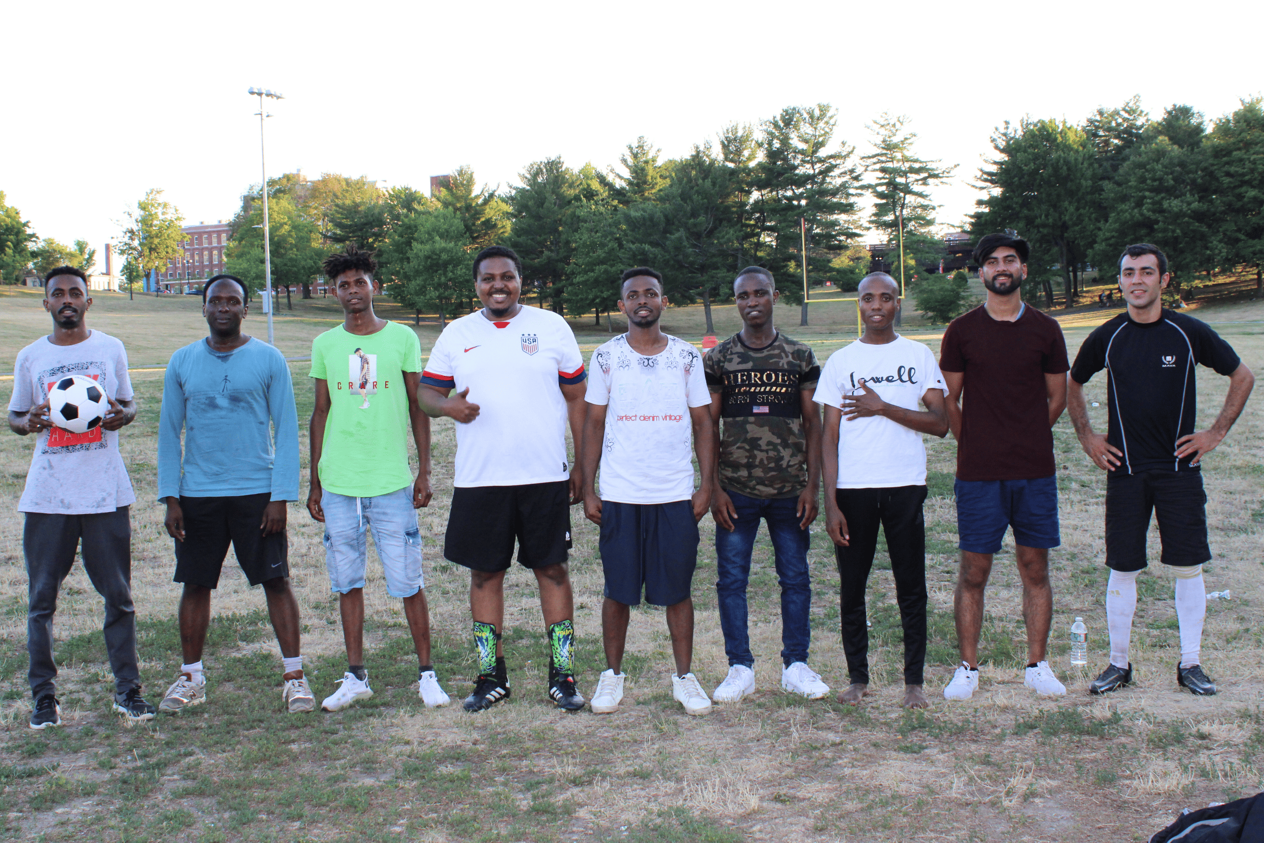 Lowell Refugee Youth Soccer Game