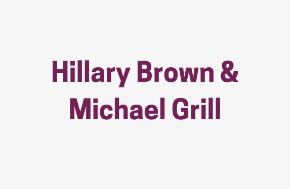 Hillary Brown & Michael Grill