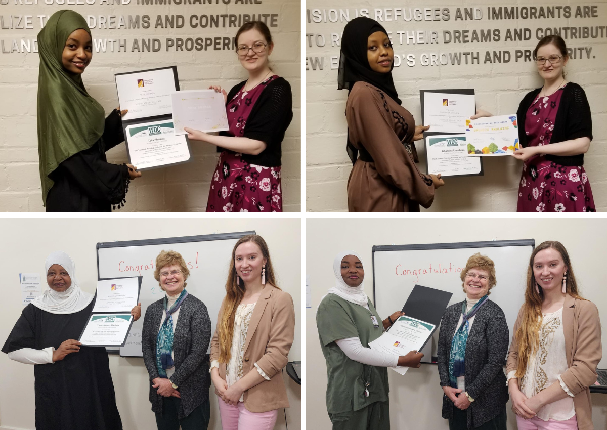 The family of LNA for Success graduates: Teta (top L), U (top r), N (bottom L), (bottom R)