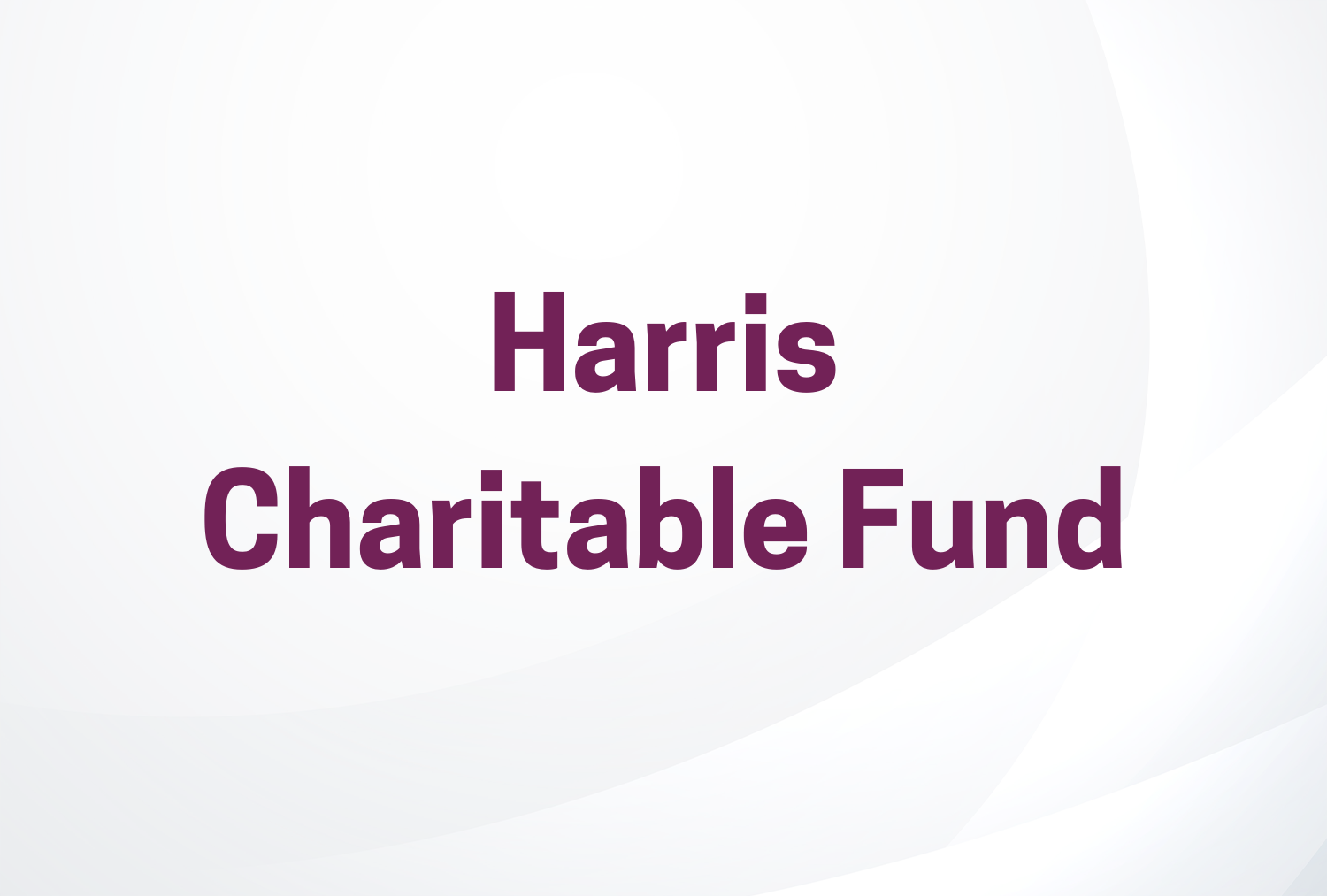 Harris Charitable Fund