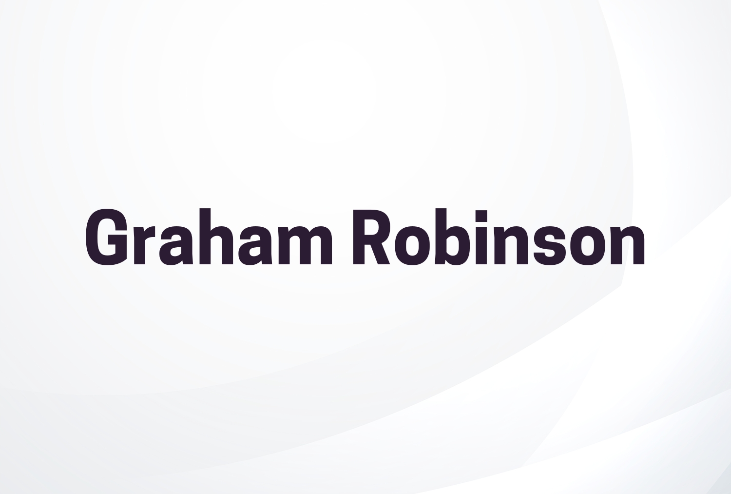 Graham Robinson 