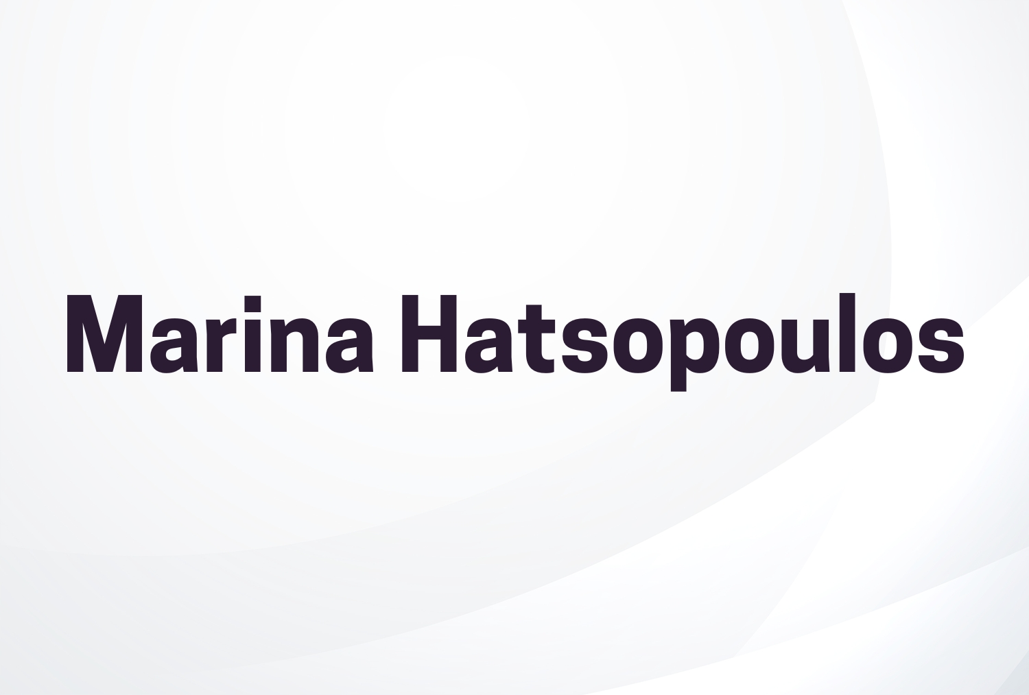 Marina Hatsopoulos