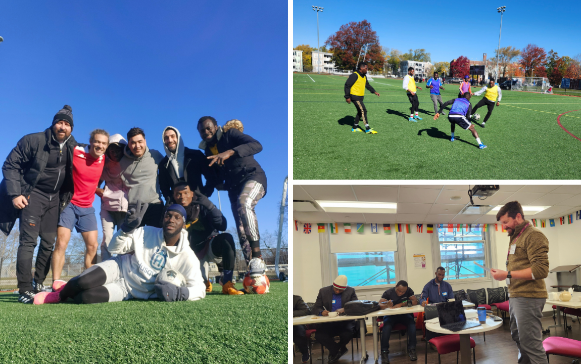 How A Weekly Soccer Game Helps Immigrants Advance Towards Their Career Goals